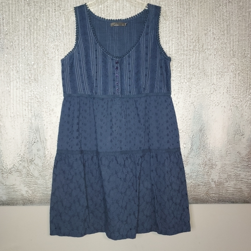 PRANA Kendall  Embroidered mini dress Sz-S
